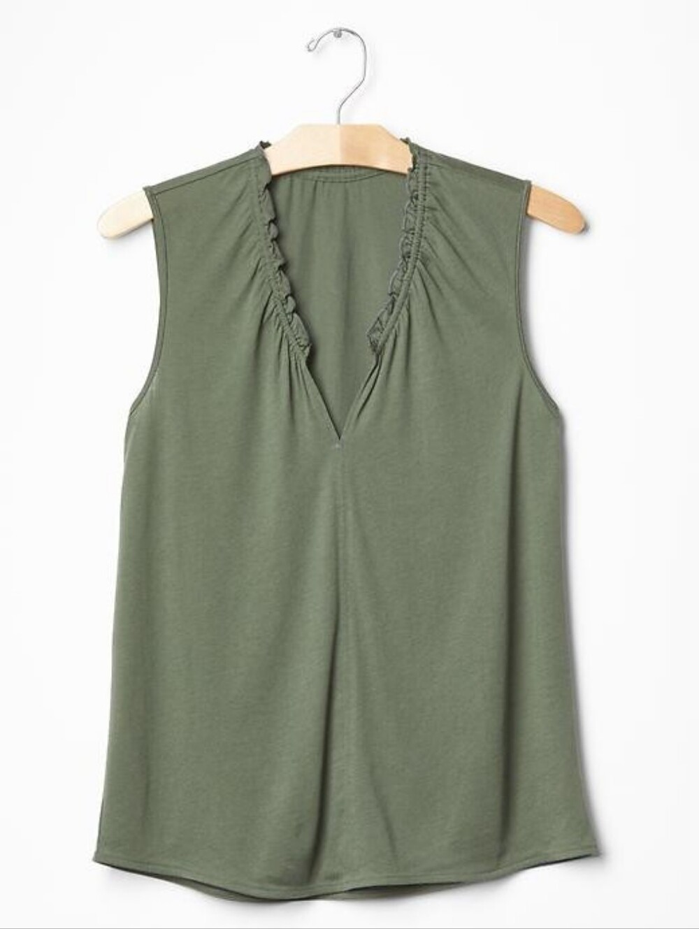 GAP Sleeveless V-neck Blouse Size Medium